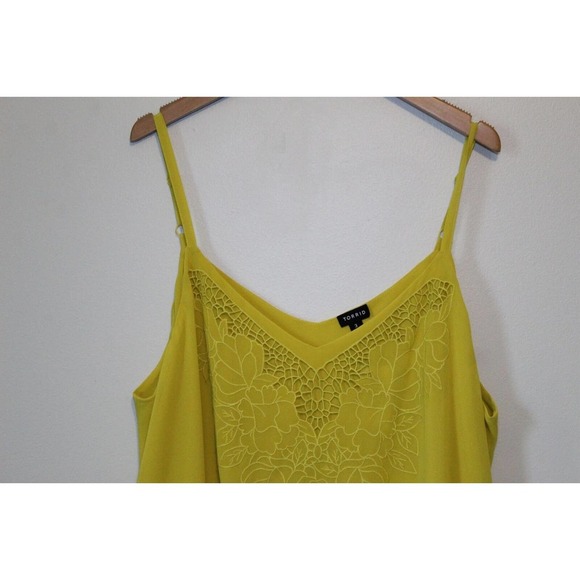 NWT Torrid Sophie Chiffon Embroidered Swing Cami Plus Size 3 3X H14637 - Picture 4 of 13